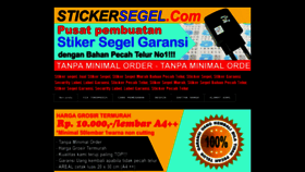 What Stickersegel.com website looked like in 2020 (4 years ago)