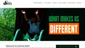 What Sima.edu.mx website looked like in 2020 (4 years ago)