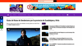What Senderismoguadalajara.es website looked like in 2020 (4 years ago)