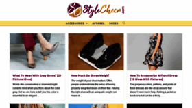 What Stylecheer.com website looked like in 2020 (4 years ago)