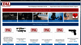 What Shootingandscuba.co.uk website looked like in 2020 (4 years ago)