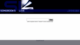 What Songbookslive.com website looked like in 2020 (4 years ago)