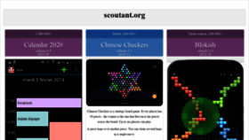 What Scoutant.org website looked like in 2020 (4 years ago)