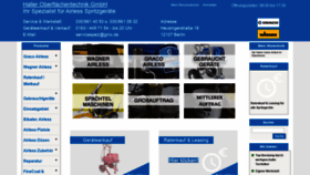 What Spritzgeraete.de website looked like in 2020 (5 years ago)