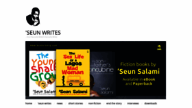What Seunwrites.com website looked like in 2020 (4 years ago)