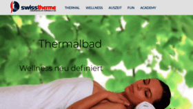 What Swisstherme.ch website looked like in 2020 (4 years ago)