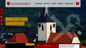 What Schwaikheim.de website looked like in 2020 (4 years ago)