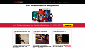 What Samplegrabber.com website looked like in 2020 (5 years ago)