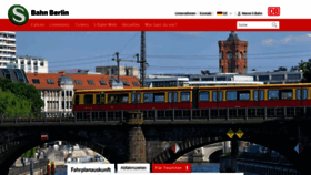 What S-bahn-berlin.de website looked like in 2020 (4 years ago)