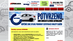 What Suprkara.cz website looked like in 2020 (4 years ago)