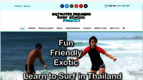 What Surfcamp-thailand.com website looked like in 2020 (4 years ago)
