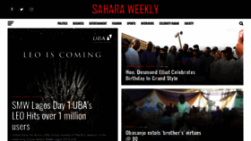 What Saharaweeklyng.com website looked like in 2020 (4 years ago)