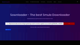 What Sownloader.com website looked like in 2020 (4 years ago)