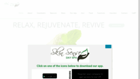 What Skinsense.co.za website looked like in 2020 (4 years ago)