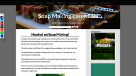 What Soap-making-essentials.com website looked like in 2020 (4 years ago)
