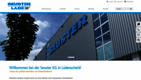What Seuster.de website looked like in 2020 (4 years ago)