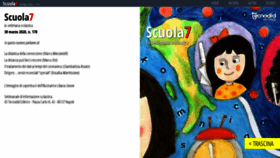 What Scuola7.it website looked like in 2020 (4 years ago)