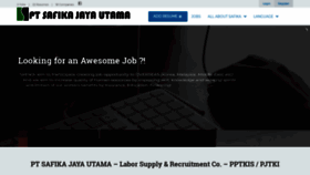 What Safikajayautama.co.id website looked like in 2020 (4 years ago)