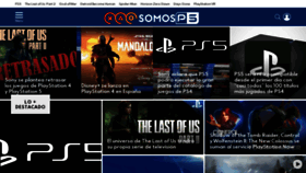 What Somosplaystation.com website looked like in 2020 (4 years ago)