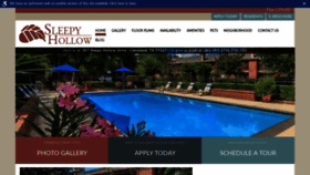 What Sleepyhollowapartmenthomes.com website looked like in 2020 (4 years ago)