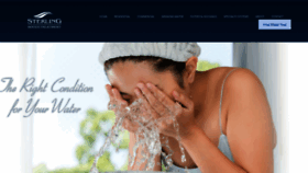 What Sterlingwatertreatment.com website looked like in 2020 (4 years ago)