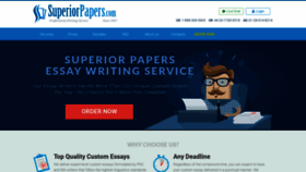 What Superiorpapers.com website looked like in 2020 (4 years ago)