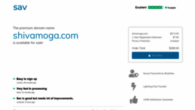 What Shivamoga.com website looked like in 2020 (4 years ago)