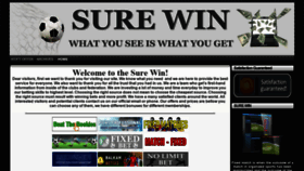 What Sure-win.club website looked like in 2020 (4 years ago)