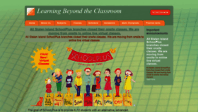 What School-plus.com website looked like in 2020 (4 years ago)