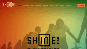 What Shinemsd.org website looked like in 2020 (4 years ago)