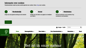 What Staatsbosbeheer.nl website looked like in 2020 (4 years ago)