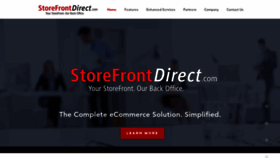 What Storefrontdirect.com website looked like in 2020 (4 years ago)