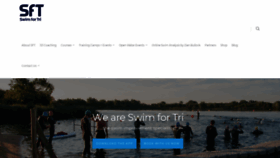 What Swimfortri.co.uk website looked like in 2020 (4 years ago)