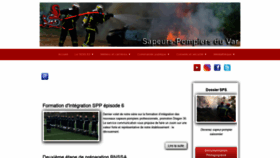 What Sdis83.fr website looked like in 2020 (4 years ago)