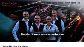 What Slancikovci.sk website looked like in 2020 (4 years ago)