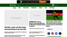 What Scoopernews.com website looked like in 2020 (4 years ago)