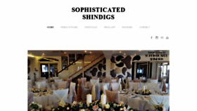 What Sophisticatedshindigs.co.uk website looked like in 2020 (4 years ago)