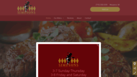 What Simpsonswaupaca.com website looked like in 2020 (4 years ago)