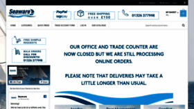 What Seaware.co.uk website looked like in 2020 (5 years ago)