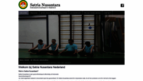 What Satria-nusantara.nl website looked like in 2020 (4 years ago)