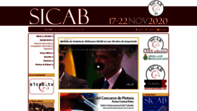 What Sicab.org website looked like in 2020 (4 years ago)