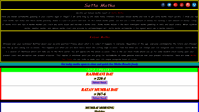 What Sattamatkagod.net website looked like in 2020 (4 years ago)