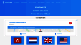 What Sshpower.net website looked like in 2020 (4 years ago)