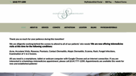 What Signaturedermatology.com website looked like in 2020 (4 years ago)