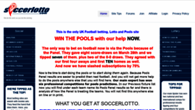 What Soccerlotto.com website looked like in 2020 (4 years ago)