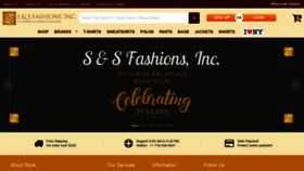 What Sandsfashions.com website looked like in 2020 (4 years ago)
