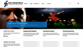 What Soccermetrics.net website looked like in 2020 (4 years ago)