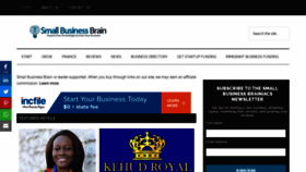 What Smallbusinessbrain.com website looked like in 2020 (4 years ago)