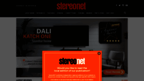 What Stereo.net.au website looked like in 2020 (4 years ago)