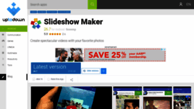 What Slideshow-maker.en.uptodown.com website looked like in 2020 (4 years ago)